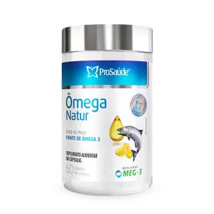 Ômega Natur - Ômega 3 (Óleo De Peixe) 1000Mg 60 cápsulas